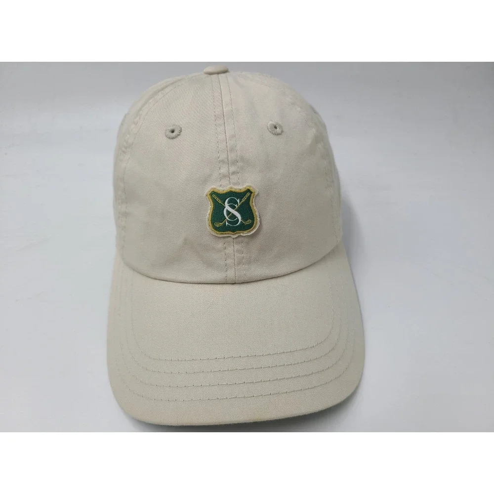 The Stanwich Club Golf Course American Needle Adjustable Hat Cap Men Women Beige